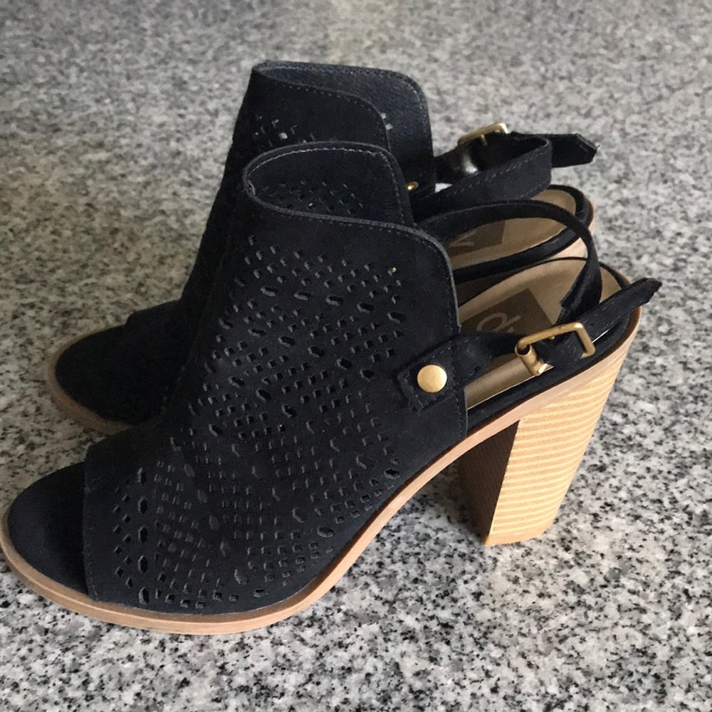 Cute black booties